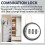 3 Digit Combination Cam Lock 30mm Keyless Password Lock Mailbox Cabinet Mechanical Locks for Mailbox Cabinet Door C 5