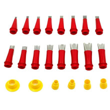 Universeel Geïntegreerd Gereedschapsset voor Rubberen Mondstukken, Kit voor Kitgereedschap, Eenvoudig Afwerkspuitmondstuk (22 Stuks)