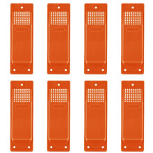 8PCS Shipping Container Air Vent Kit Heavy Duty Shipping Container Accessories Flow Ventilation Kit Orange