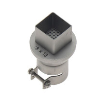 1pcs BGA Nozzle SMD Welding Nozzle 850 Hot Air Welding Station Nozzles,Universal BGA Nozzle Welding Accessories 18x18mm