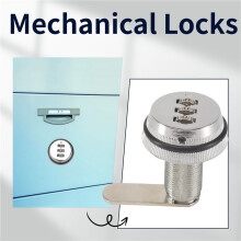 3-Cijferig Combinatieslot 30 mm Keyless Wachtwoordslot Brievenbuskast Mechanische Sloten voor Brievenbuskastdeur C