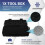 Black Hard Shell ABS Carrying Toolbox Shockproof Portable Toolbox Secure Tools Safety Instrument Tool Storage Case 3