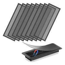 Coperture per Prese D'Aria A Pavimento, 4x12 Pollici Coperture per Prese D'Aria Magnetiche Filtro per Prese D'Aria A Maglie, per Prese A Pavimento per