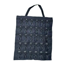 Versatile Roll- Key Storage Box, Portable Storage Box, Holds 40 Keys, Security Hook, for Home Office,Safetys Hook Bag