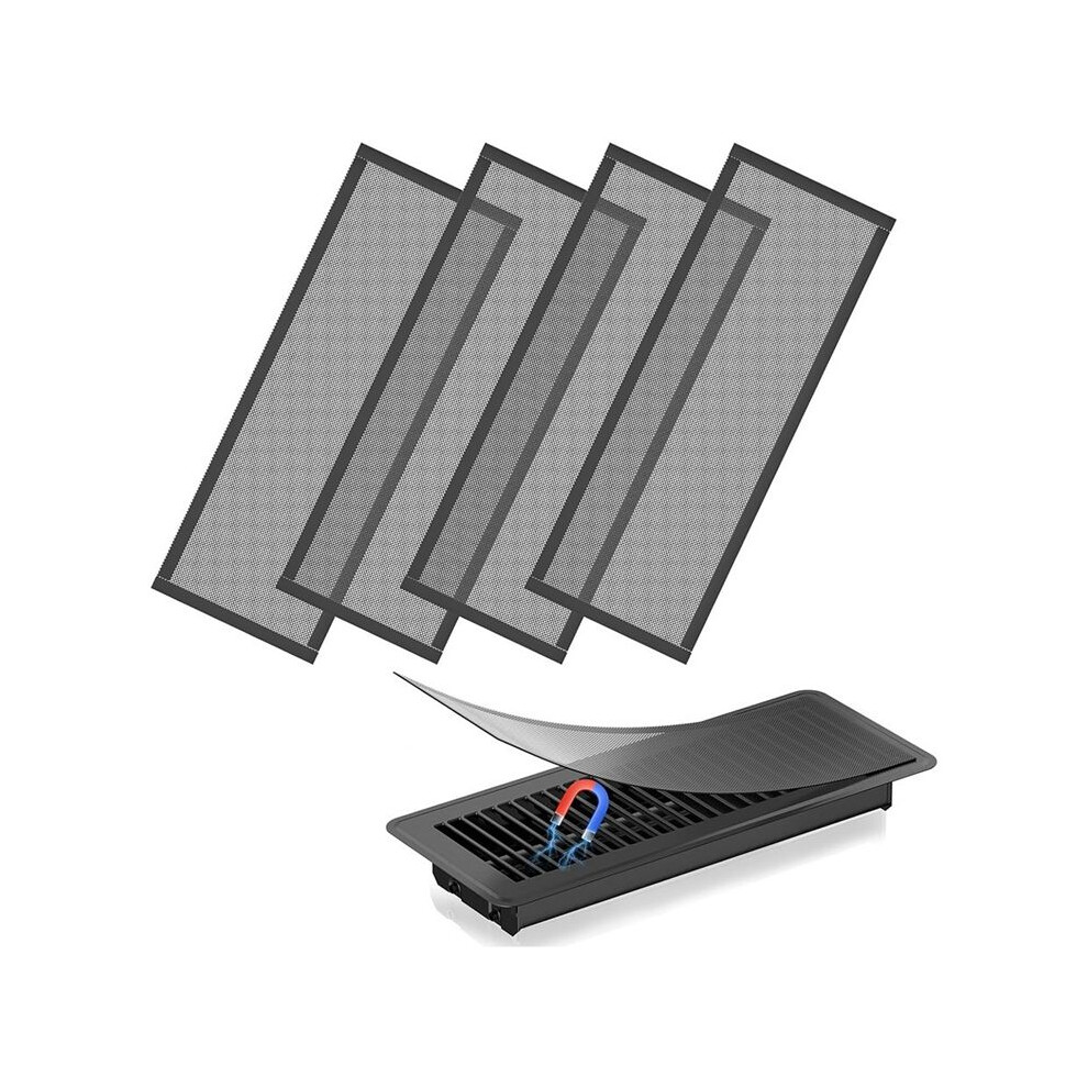 Floor Vent Covers,4X12in Magnetic Vent Covers Mesh Screen Air Vent Filter,Floor Register Vent Covers For Home Floor,C 4712293799351