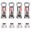 4PCS Adjustable Toolbox Case Metal Toggle  Catch Clasp Quick Release Clamp Anti-Slip Push Pull Toggle Clamp Tools 1