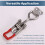 4PCS Adjustable Toolbox Case Metal Toggle  Catch Clasp Quick Release Clamp Anti-Slip Push Pull Toggle Clamp Tools 5