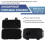 Black Hard Shell ABS Carrying Toolbox Shockproof Portable Toolbox Secure Tools Safety Instrument Tool Storage Case 6