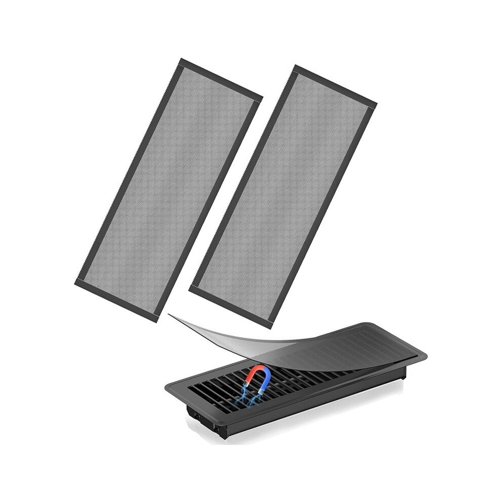Floor Vent Covers,4X12in Magnetic Vent Covers Mesh Screen Air Vent Filter,Floor Register Vent Covers For Home Floor,A 4713936329898