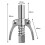 Dual Handle Gear Grease Nozzle, 10000 PSI Load Quick Lock & Release Grease Coupler with Spring Flexible Hose 6
