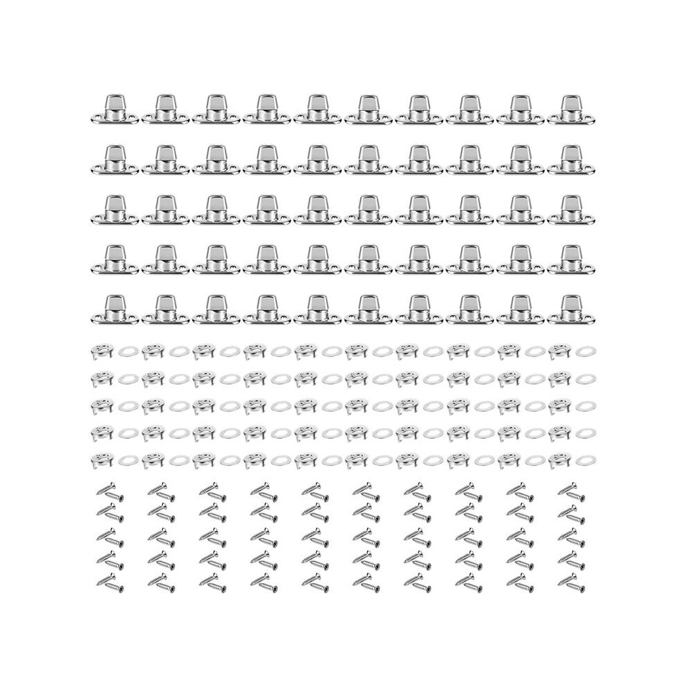 Photos - Door Lock Zandona 50Pcs Set Grade Twist Lock Fasteners Turn Button Eyelets & Studs, Canvas Marine Fasteners Turn Button 