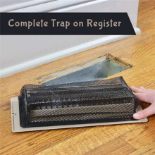 2pcs Floor Vent Covers with Air Vent Filter Mesh 2pcs,Heat Air Vent Covers Floor Vent Covers for Floor Registers Brown