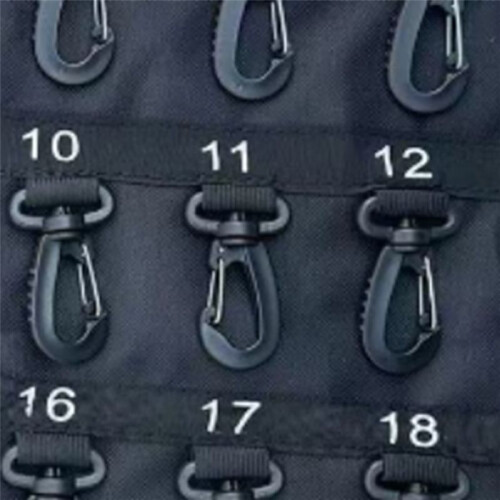 Versatile Roll- Key Storage Box, Portable Storage Box, Holds 40 Keys, Security Hook, for Home Office,Safetys Hook Bag 1
