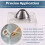 Texture Sprayer Orifice Tip Set,3 Nozzle Tips,Threaded Collar for Wal-Board Drywall Texture-Pro 200 Hopper Machine 6