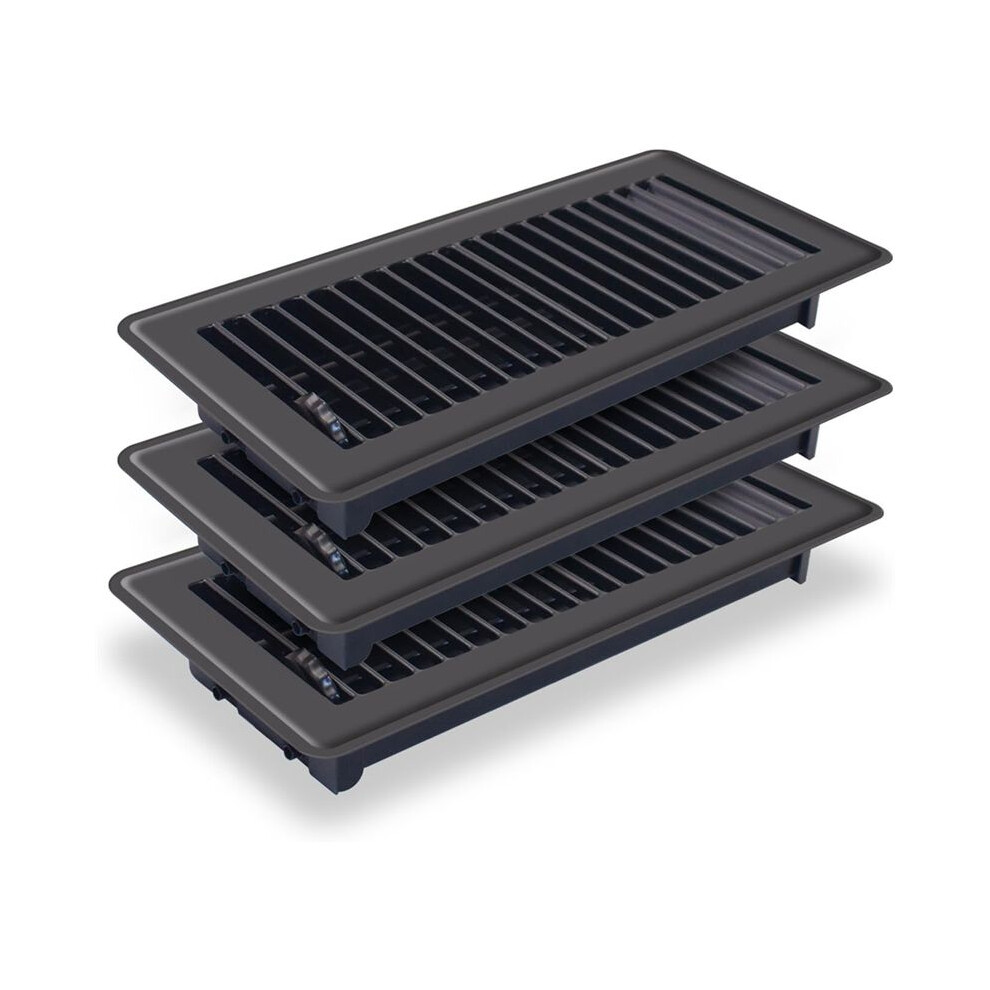 3Pc Floor Vents,4X10in Floor Register Floor Vent Covers For Heavyduty Air Floor Vent Cover For Home Floor Wall Ceiling,B 4713045277257