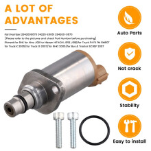 2942000670 Fuel Pump Regulator Suction Control Valve for 6HK Hino J08 J05E 04226-E0061 294200-0670