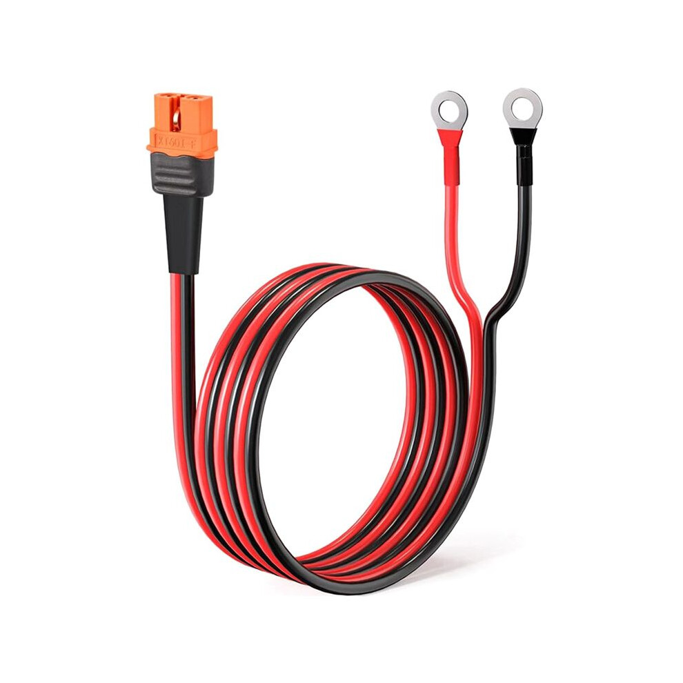 12Awg Xt60i Female To O Ring Connector For Rc Battery Solar Portable Power Power Station And Solar Panel 100Cm 4713038488578