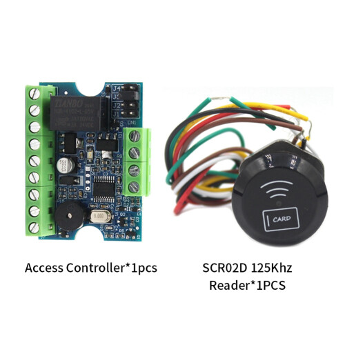 12V Access Controler with Magnetic Lock Gate Entry System Set Touch Memory DALAS TM Reader PCB Access Control Board E 1