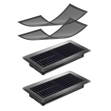 Floor Register 4x10Inch,Floor Vent Covers Adjustable Air Vent Covers for Home Floor with 2PCS Magnetic Vent Mesh