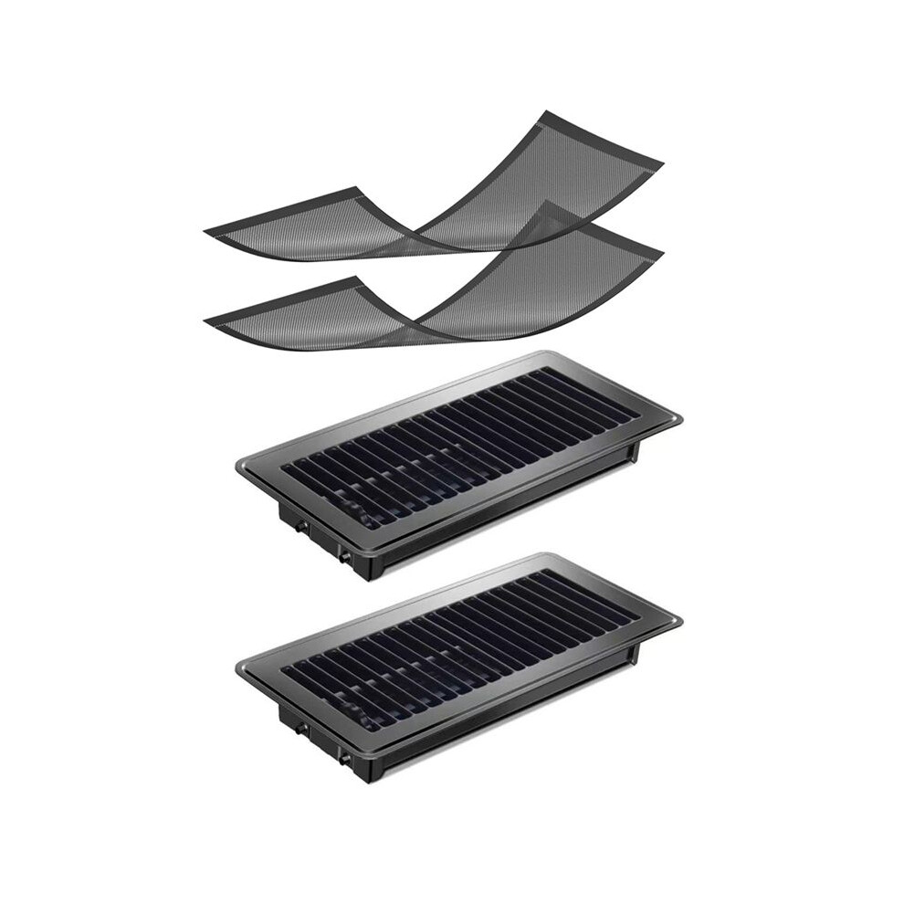 Floor Register 4X10inch,Floor Vent Covers Adjustable Air Vent Covers For Home Floor With 2Pcs Magnetic Vent Mesh 6033797276956