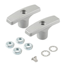 RV Sewer Valve Handle Replacement for Waste Valve Extension Tube, RV Waste Valve Aluminium Handle Kits