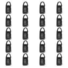 20PCS Alloy Safe Combination Code Number Lock Padlock for Bag Suitcase Luggage Zipper Backpack Handbag Anti-Theft Lock