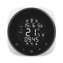 Slimme Wifi-Thermostaat voor Elektrische Vloerverwarming Spraakbediening Programmeerbare Temperatuur Eenvoudige Installatie en Configuratie