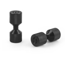 4 Stück Flanschausrichtungsstifte, Eloxiertes Aluminium, 1-1/8 Zoll Flansch, Doppellochstifte-Set für ASME 150LB-Flansche Von 1/2 Zoll Bis 14 Zoll