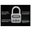 Timer Padlock LCD Display Backlight 999 Hours Max Timing Super Long Standby Anti-Addiction Electronic Backpack Lock B 6