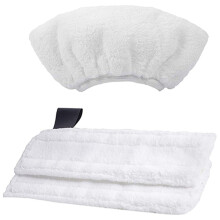 8Pcs Floor Cloth Brush  Cover & 8 Pcs Hand Tool Terry Cloth Covers,for Hand Nozzle,for  Steam Cleaner
