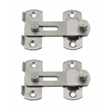 2X 20x50x70mm Stainless Steel Home Safety Gate Door Bolt Slide Lock Hardware