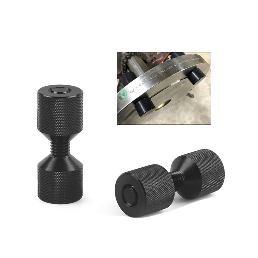4Pcs Flange Alignment Pin Anodize Aluminium 1-1/8' Flange Double Hole Pins Set For Asme 150Lb Flanges From Â½" - 14" 6031762673618