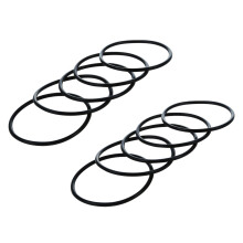 10Pcs 66 mm x 60 mm x 3 mm Juntas de Sello de Aceite de Goma O Anillo Negro MecáNico