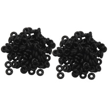 200 Piezas Aparejo de Terminal de Pesca Carpa de Goma Anillo O de Pesca Redondo TapóN Antideslizante 6mm