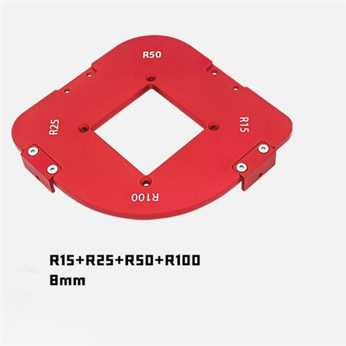 4 in 1 Arc Angle Positioning Jig Round Corner Radius Template Router Template Jig High Precision for Woodworking 1