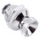 2X Lever Lock for Furniture, with Round Knob, External Thread 1.7 cm 5