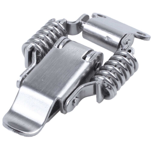 4X Toolbox Draw Compression Spring Toggle  Catch Clamp Silver 1