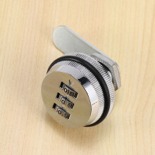 3X Alloy Code Combination Cam Lock Keyless Post Mail Box Cabinet RV 3 Dial Silver