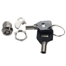 2pcs 12mm Threaded Keyed Quarter Turn Cam Lock for Drawer Box Locker