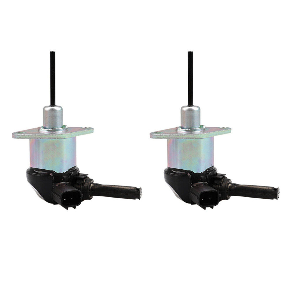 2X 1A021-60015 12V Fuel Stop Solenoid Valve For L3830 L39 L3940 L45 L4600 L4630 L4740 L48 L5030 L5040 6033664544379
