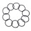 O-, Sealing , 20 Pieces, 45 mm X 3 mm, Nitrile Rubber, Black 5