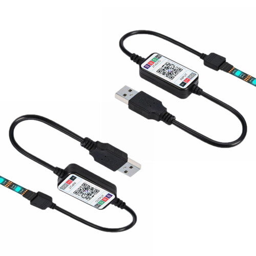 2X Wireless  LED Dimmer Remote Controller DC5-24V Phone APP Connection Control for RGB Light Strip Timer