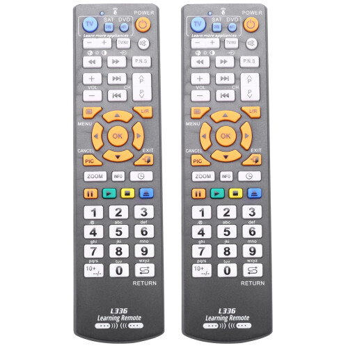 2X Universal  Remote Control Controller with Learning Function for TV SAT CBL 1