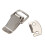 2X Tono Argento Metallo Toggle Draw Fermo Fermo Loop Diritto 1.6 pollice 5