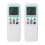 2X Air Conditioner Remote Control Replacement for  6711A20010A/11B, Requiring 2Pcs Aaa Battery(Not Included) 1