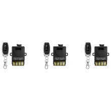 3X 433MHz 220V Water Pump Remote Control 1Ch 30A Receiver Module /OFF Wireless RF Transmitter for Light LED