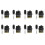 8X 433MHz 220V Water Pump Remote Control  1Ch 30A Receiver Module /OFF Wireless RF Transmitter for Light LED 1