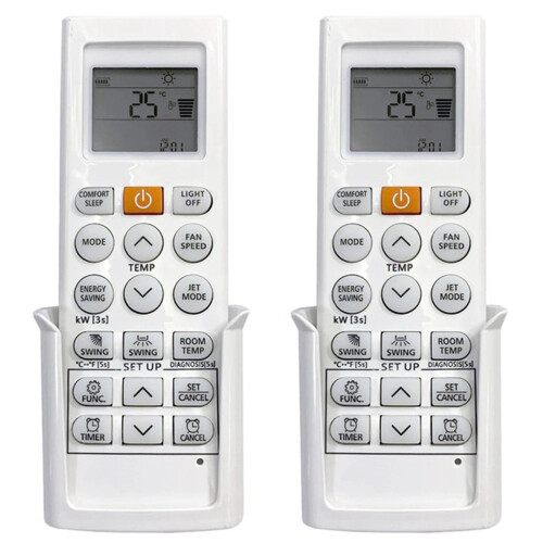 2X AKB75215401 Télécommande de Climatiseur pour  AKB74955605 AKB74955617