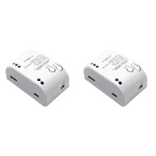2X 1CH RF 7-32V AC WIFI Tuya Remote Control 433 Light 10A Rele Relay Self-Locking Interlock