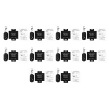 10X 30A Single Channel LEDDimmer Controller with 3 Key Wireless RF Remote Control for Single Color 5050 3528 LED